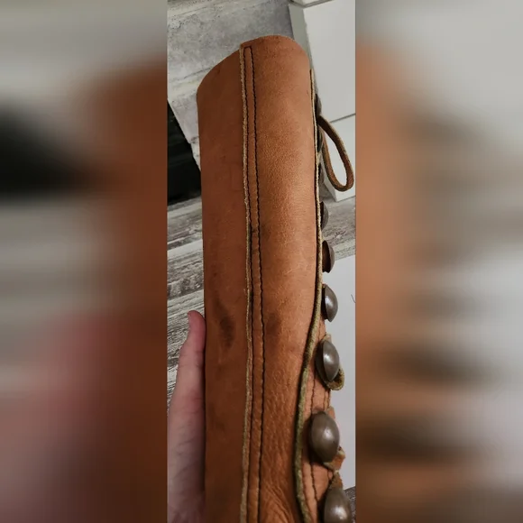 Genuine Leather Moccasin Boots with wool inserts on footbed - Picture 13 of 14